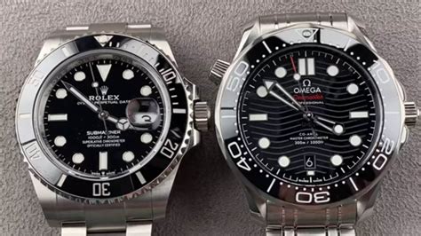 rolex submariner omega seamaster|rolex vs omega seamaster 300m.